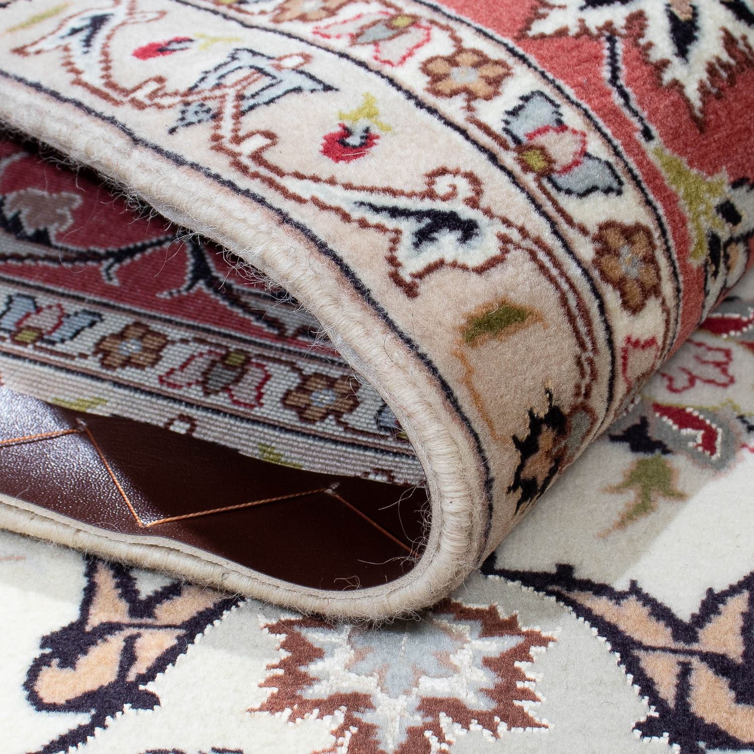 Tapis persan - Tabriz - Royal - 203 x 154 cm - beige