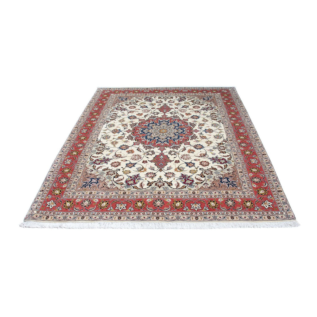Tapis persan - Tabriz - Royal - 203 x 154 cm - beige