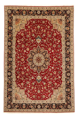 Tapis persan - Tabriz - Royal - 367 x 253 cm - rouge foncé