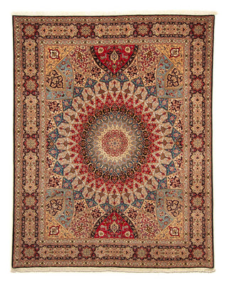 Tapis persan - Tabriz - Royal - 255 x 206 cm - marron clair