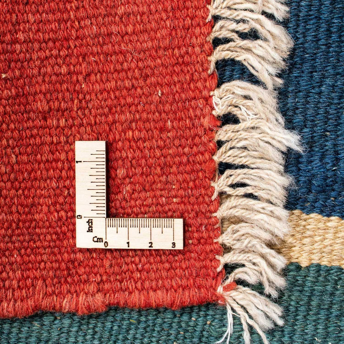 Tapis Kelim - Oriental - 198 x 152 cm - rouge