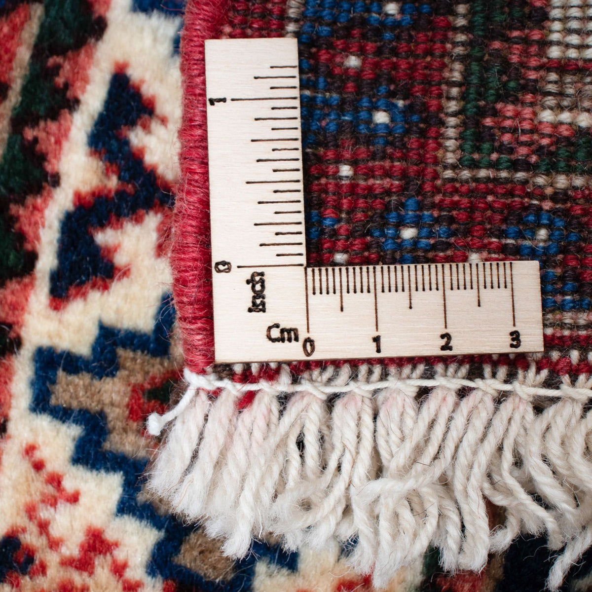 Tapis persan - Nomadic - 147 x 102 cm - rouge foncé