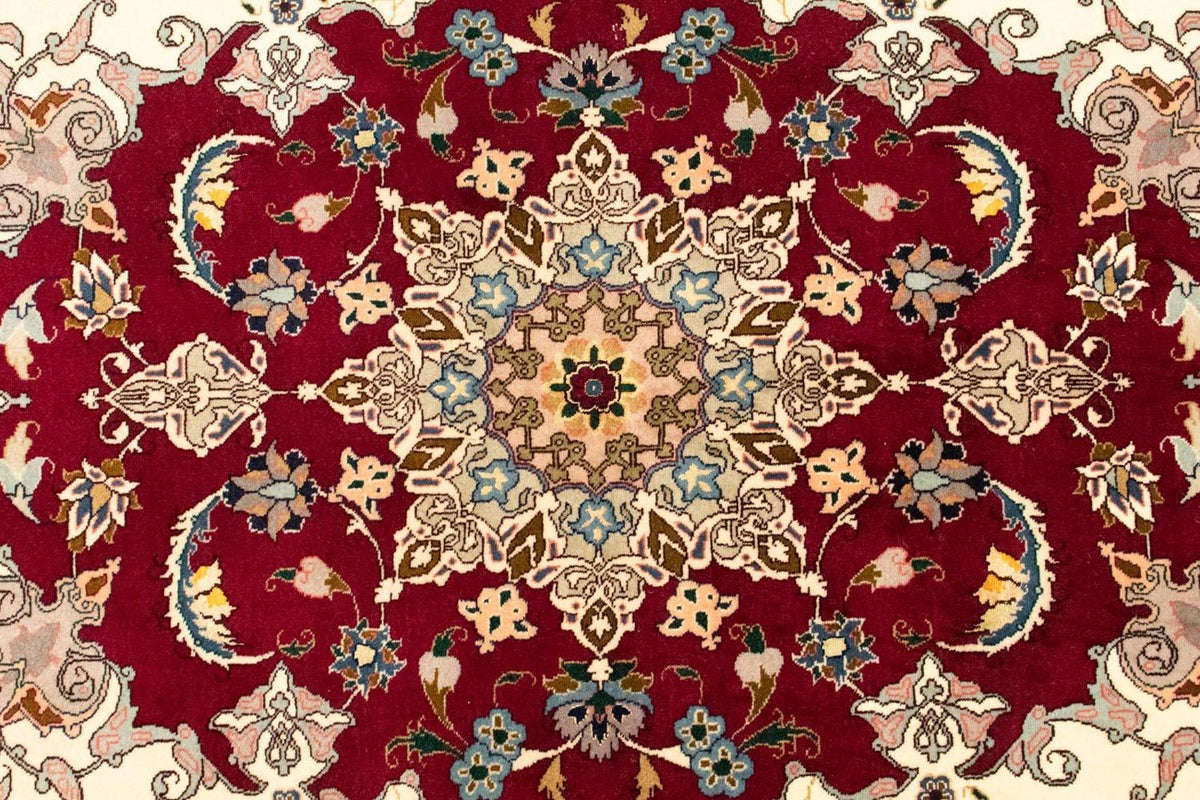 Tapis persan - Tabriz - Royal - 147 x 100 cm - rouge