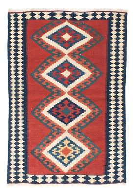 Tapis Kelim - Oriental - 152 x 103 cm - rouge