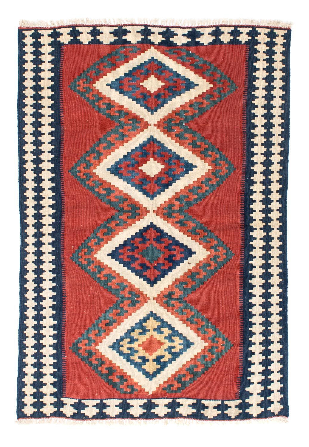 Tapis Kelim - Oriental - 152 x 103 cm - rouge