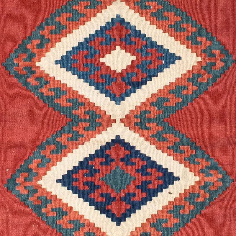 Tapis Kelim - Oriental - 152 x 103 cm - rouge