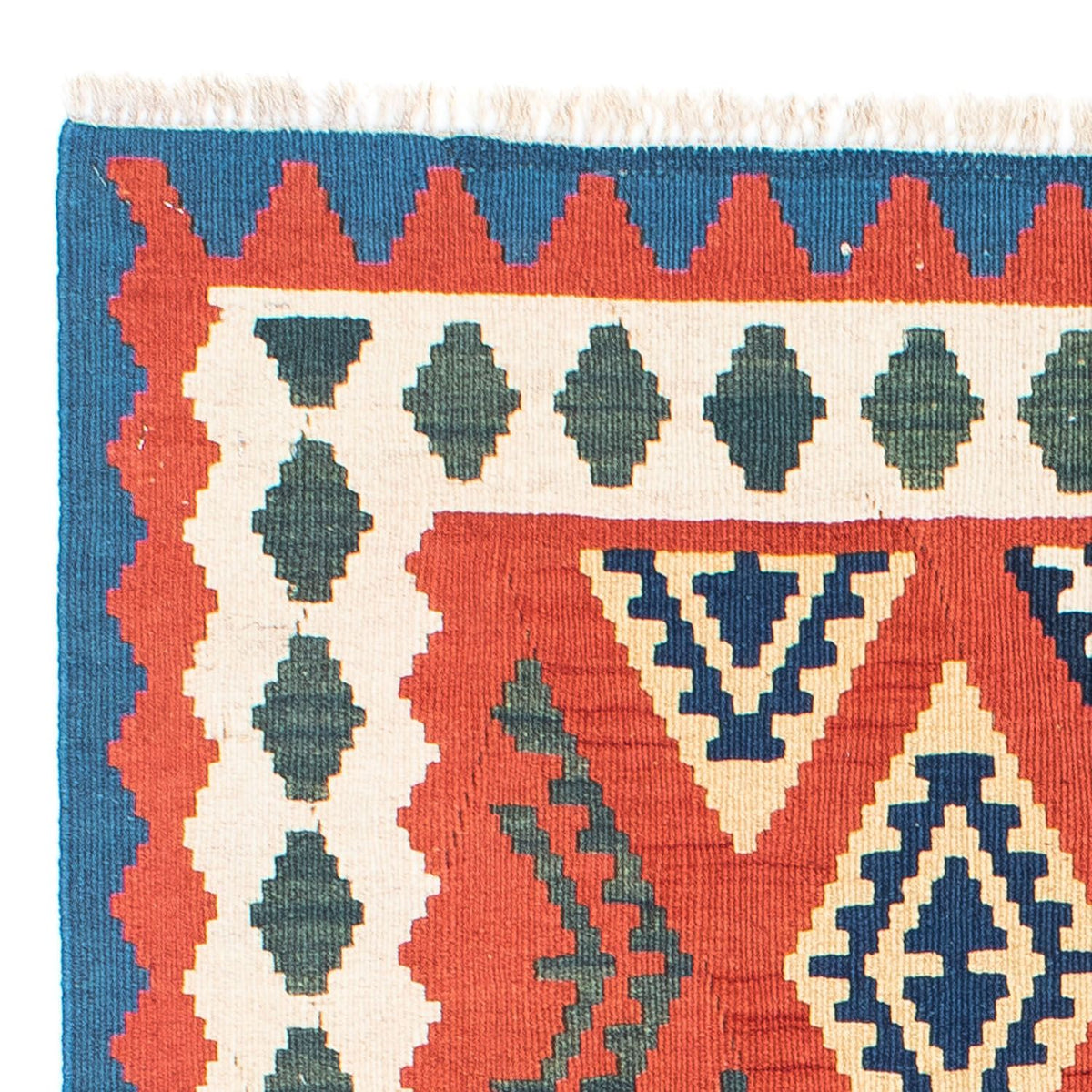 Tapis Kelim - Oriental - 140 x 105 cm - rouge