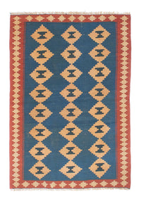 Tapis Kelim - Oriental - 149 x 98 cm - bleu