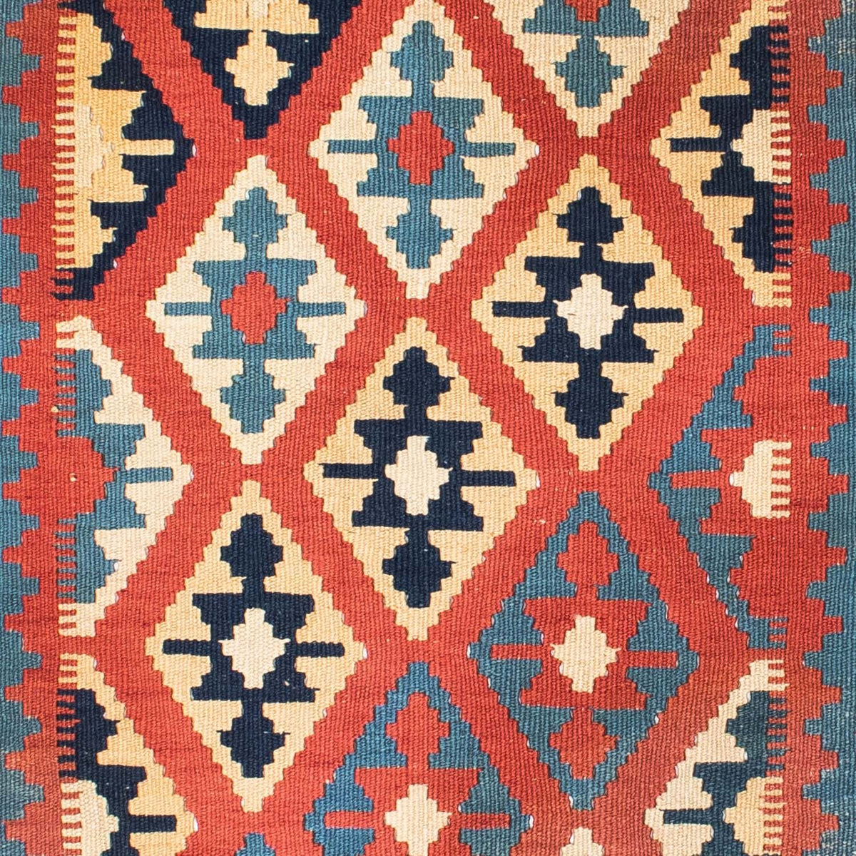 Tapis Kelim - Oriental - 165 x 102 cm - rouge