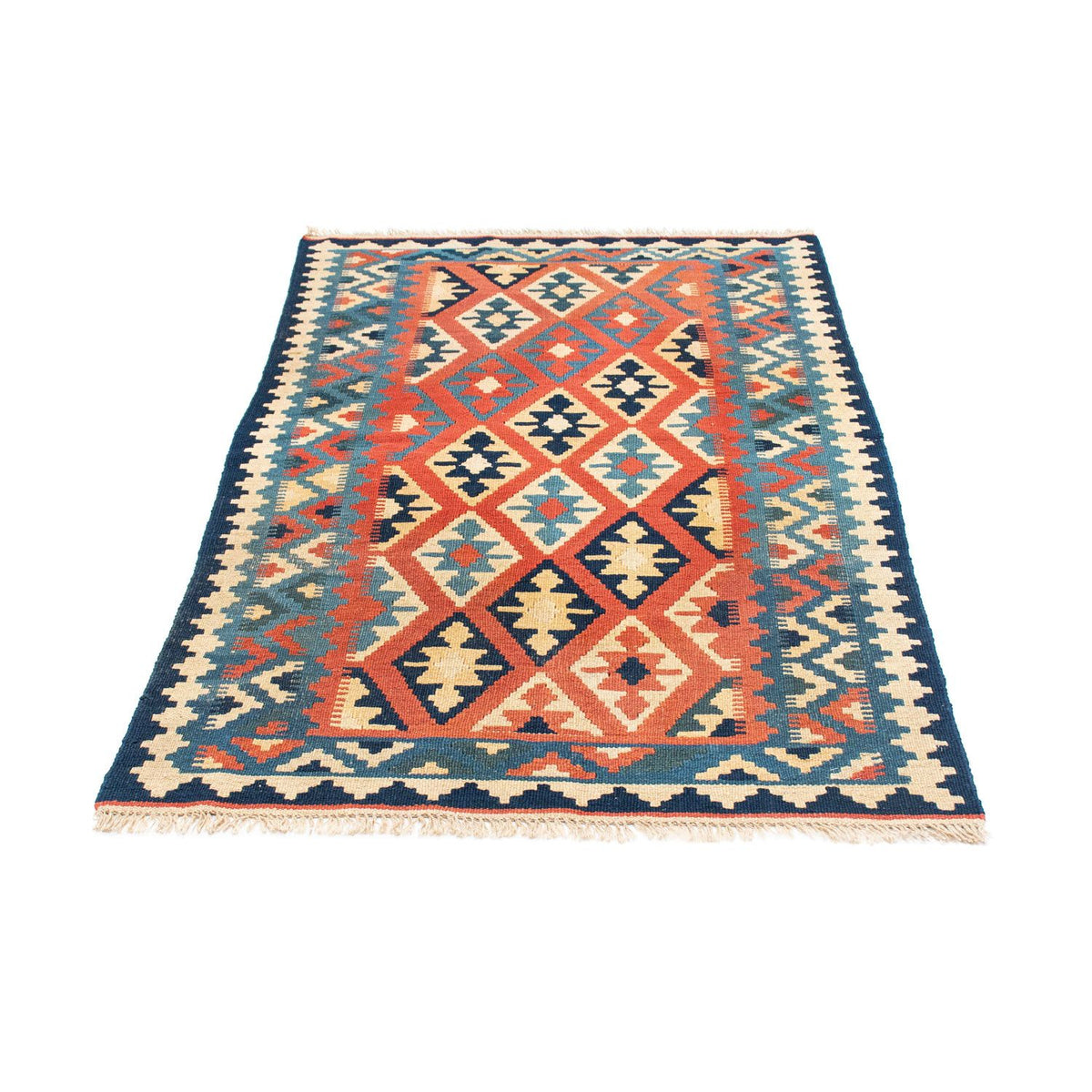 Tapis Kelim - Oriental - 165 x 102 cm - rouge