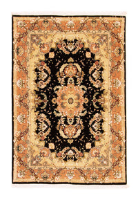 Tapis persan - Tabriz - Royal - 147 x 100 cm - noir