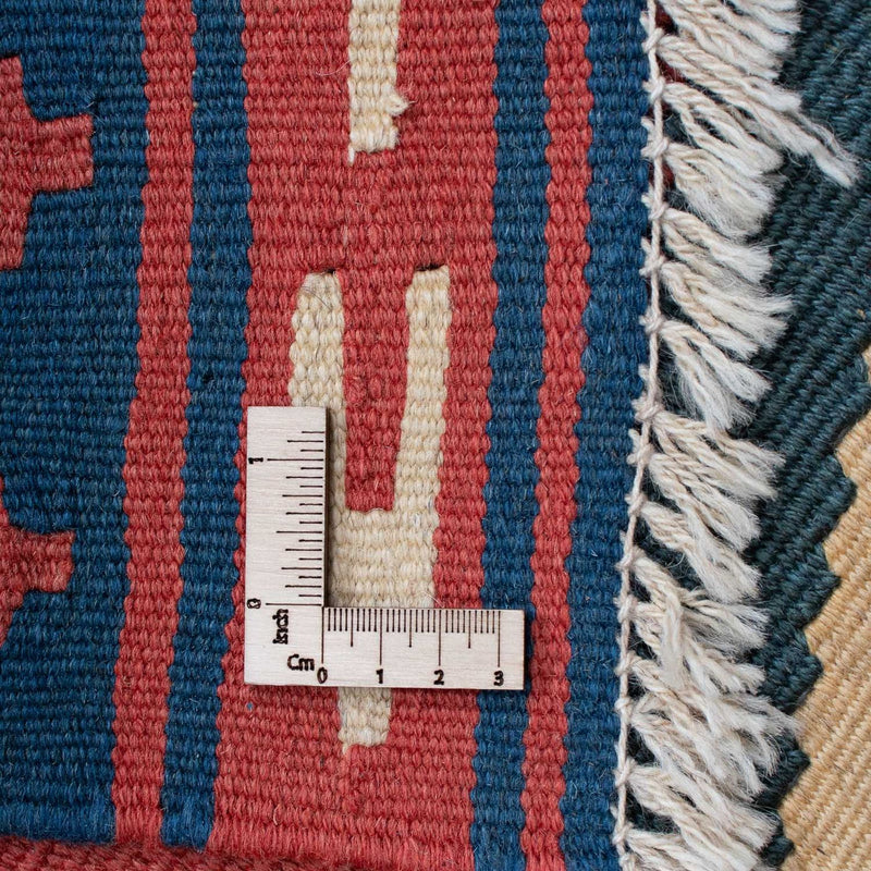 Tapis Kelim - Oriental - 150 x 97 cm - rouge foncé