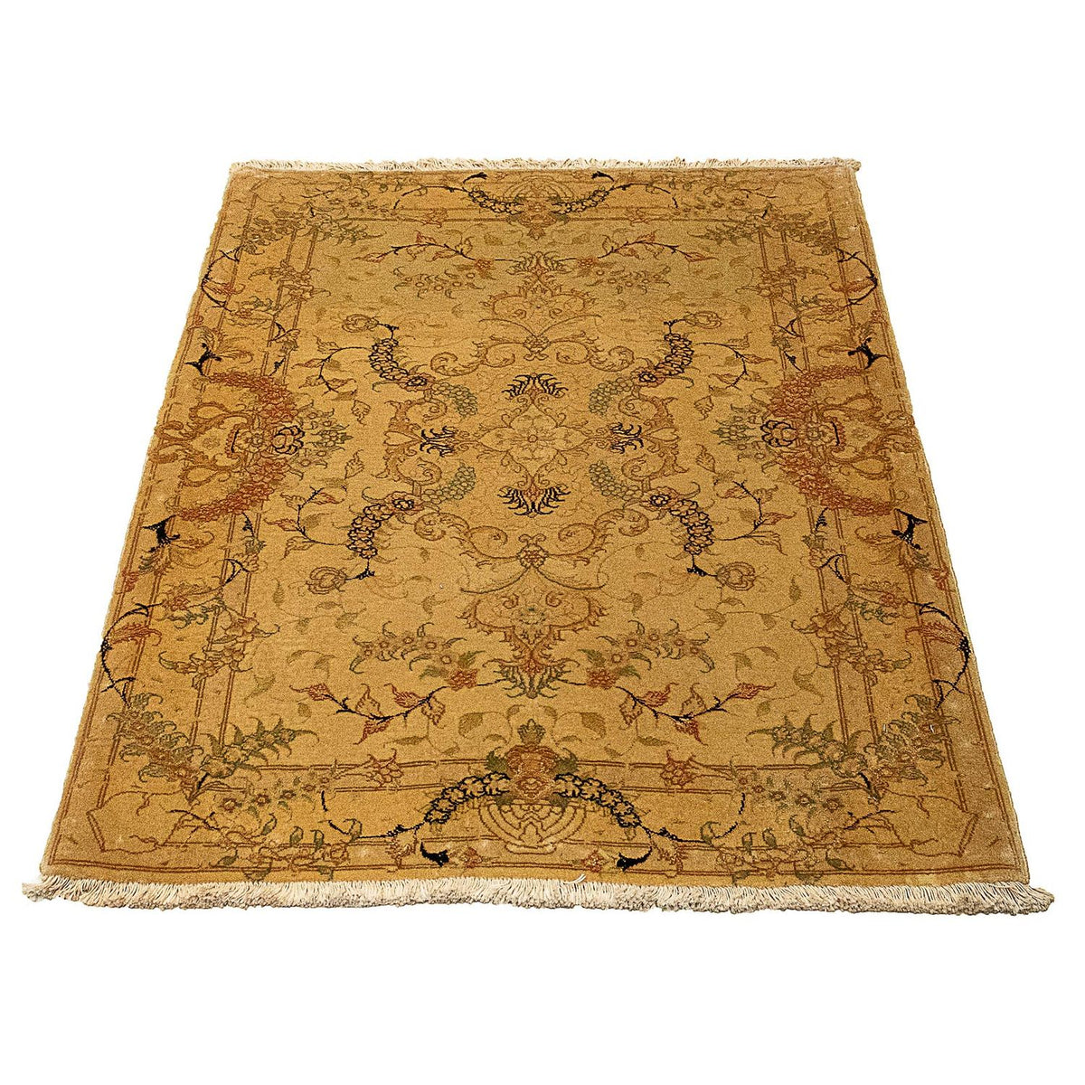 Tapis persan - Tabriz - Royal - 116 x 83 cm - marron