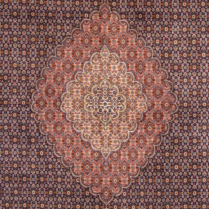 Tapis persan - Tabriz - 310 x 202 cm - bleu foncé