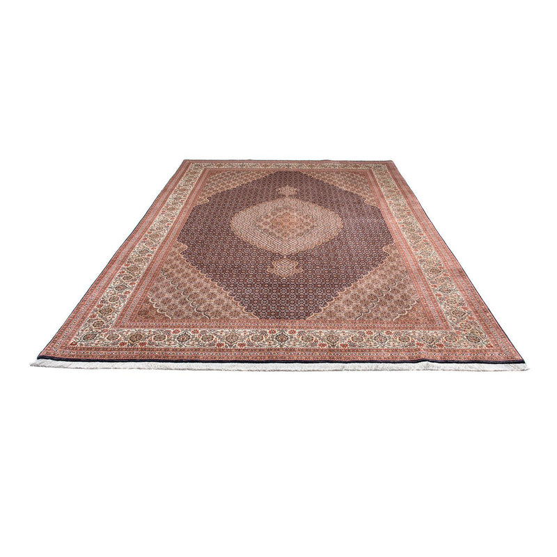 Tapis persan - Tabriz - 300 x 198 cm - bleu foncé