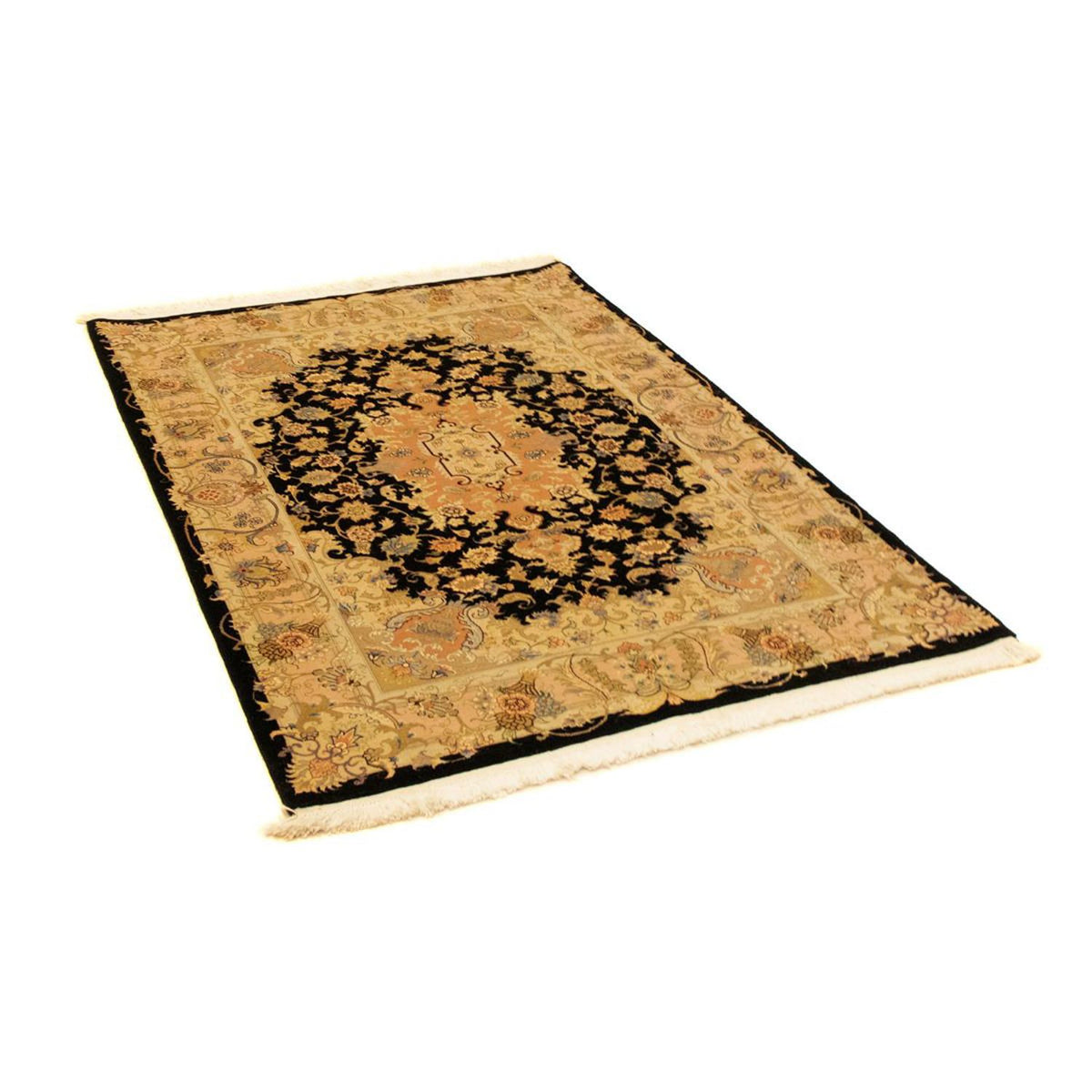 Tapis persan - Tabriz - Royal - 151 x 103 cm - noir