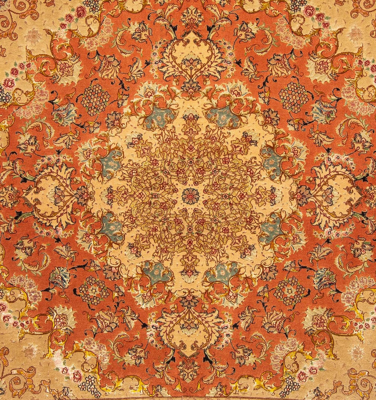 Tapis persan - Tabriz - Royal - 207 x 198 cm - multicolore
