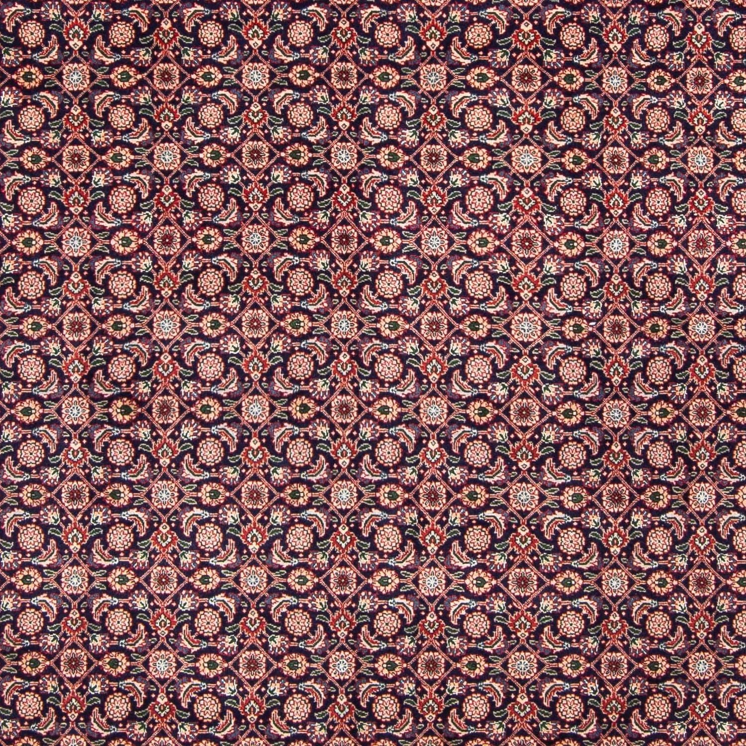 Tapis persan - Tabriz - 298 x 200 cm - bleu foncé