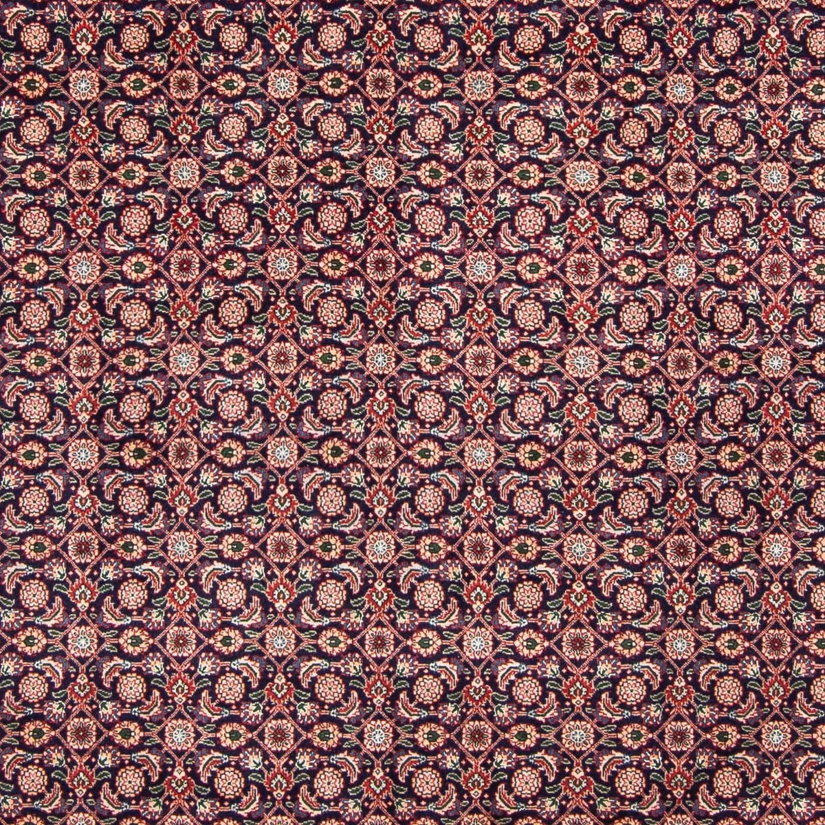 Tapis persan - Tabriz - 298 x 200 cm - bleu foncé
