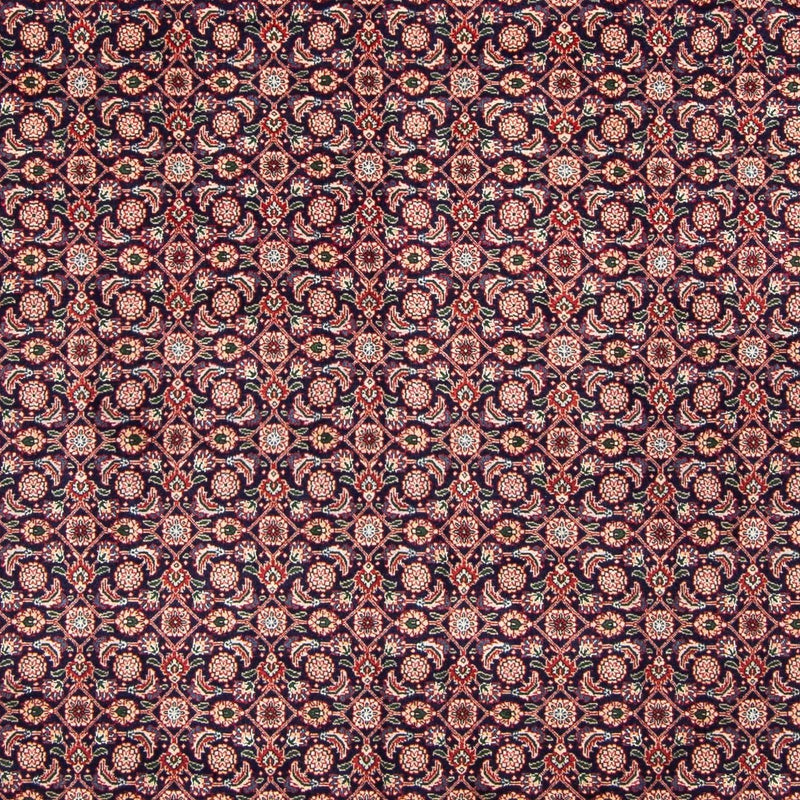Tapis persan - Tabriz - 298 x 200 cm - bleu foncé