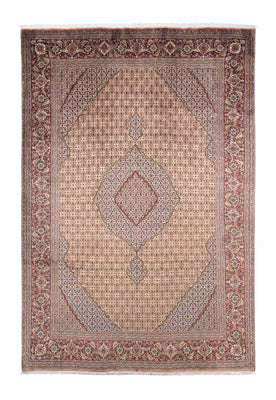 Tapis persan - Tabriz - 288 x 197 cm - marron clair
