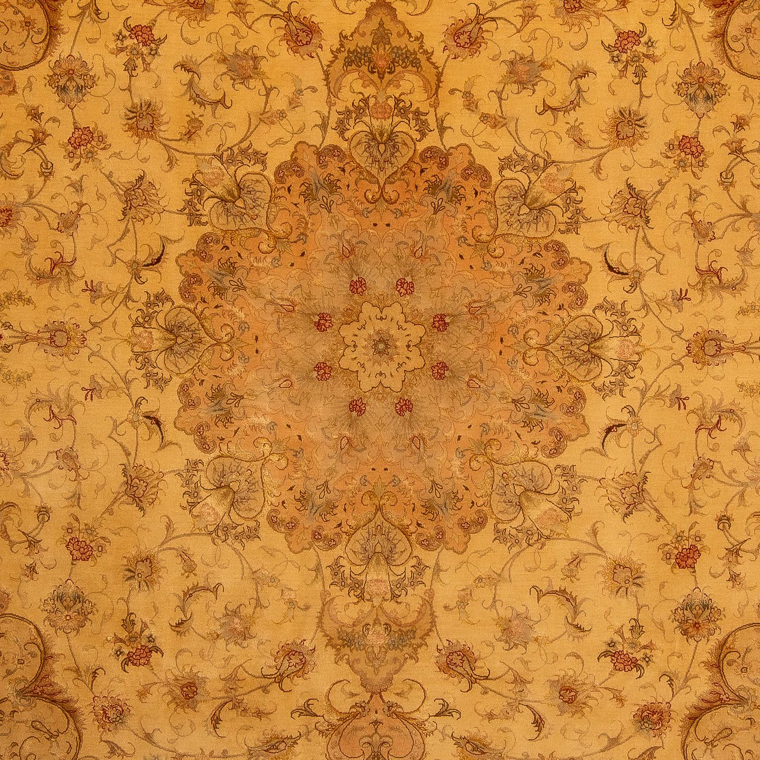 Tapis persan - Tabriz - Royal - 346 x 258 cm - or