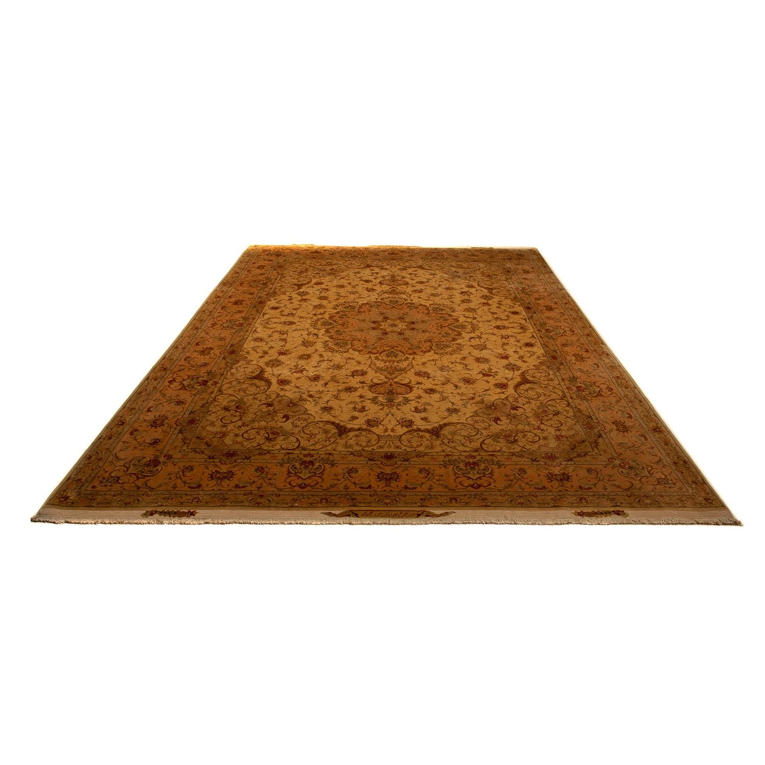Tapis persan - Tabriz - Royal - 346 x 258 cm - or