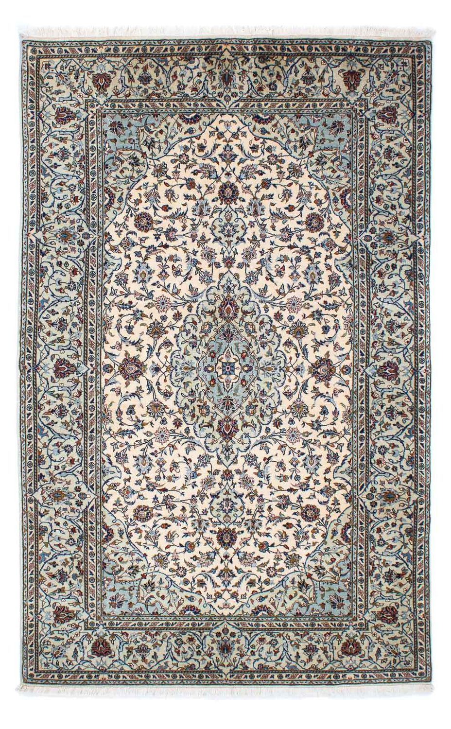 Tapis persan - Keshan - 216 x 136 cm - beige