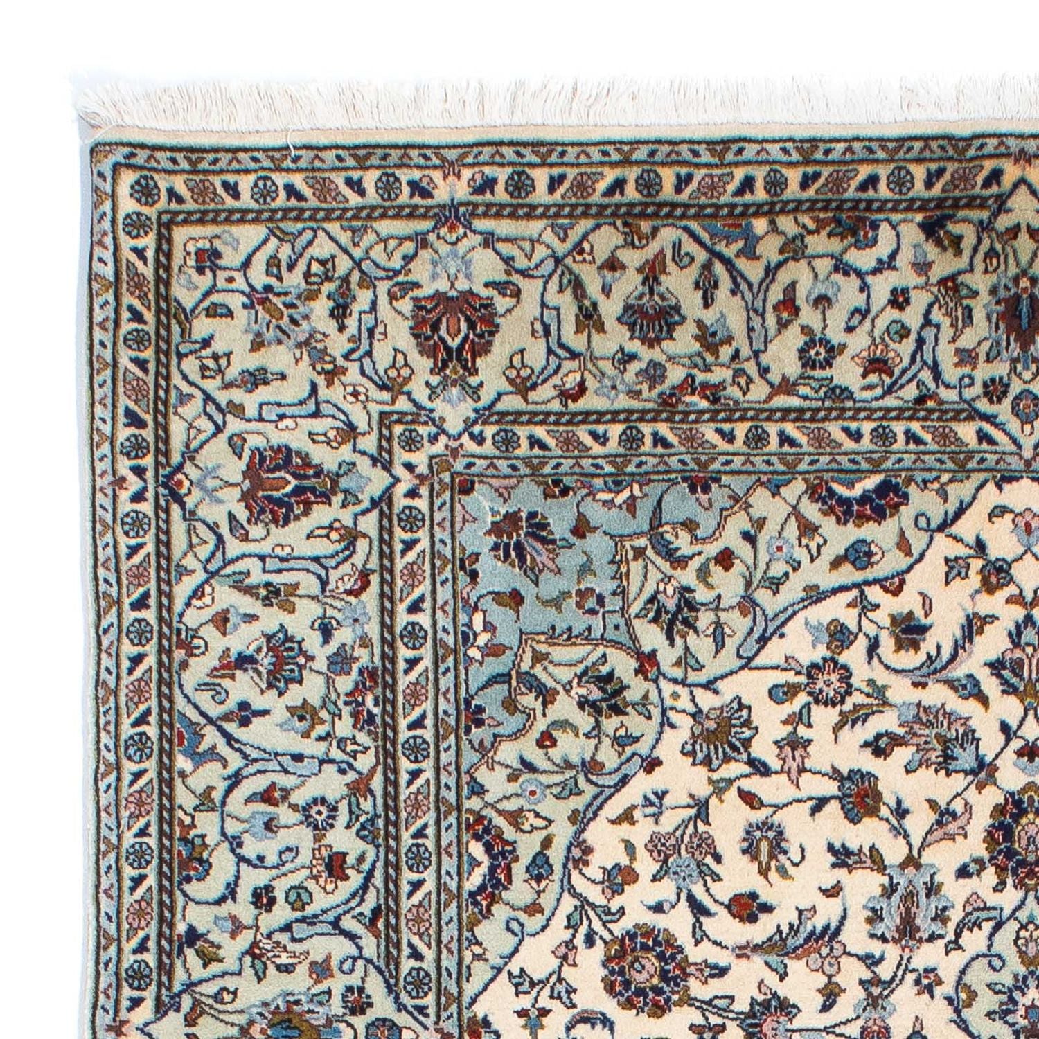 Tapis persan - Keshan - 216 x 136 cm - beige
