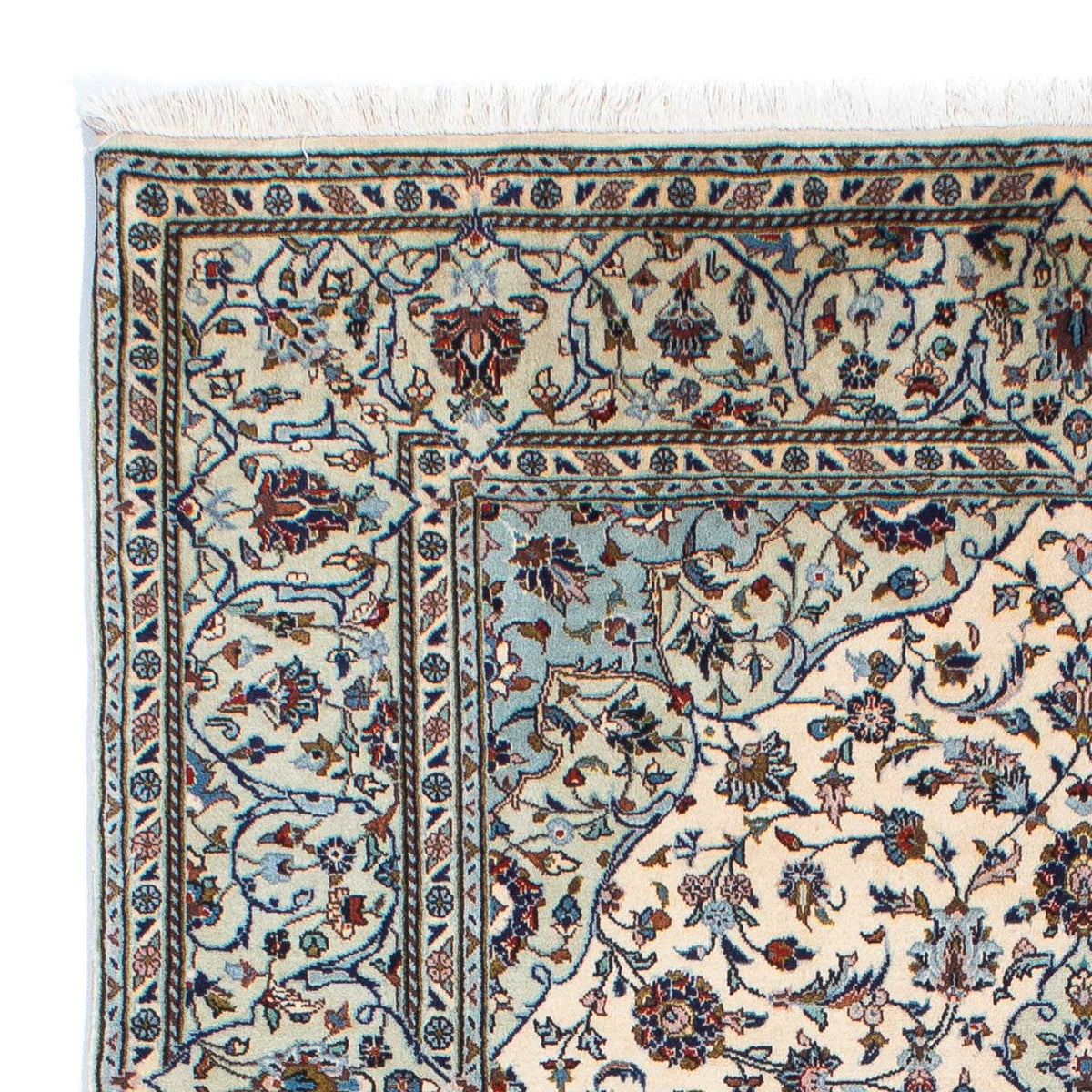 Tapis persan - Keshan - 216 x 136 cm - beige