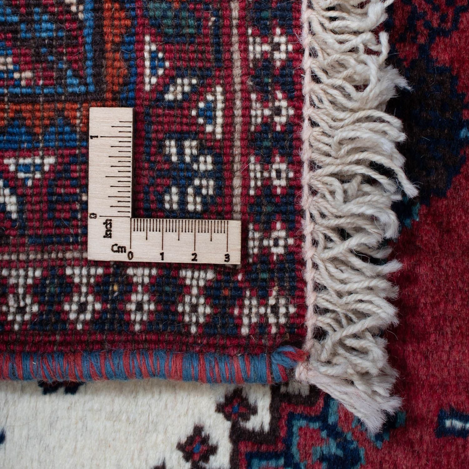 Tapis persan - Nomadic - 320 x 205 cm - rouge foncé