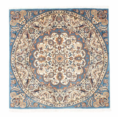 Tapis persan - Classique carré  - 153 x 148 cm - bleu foncé