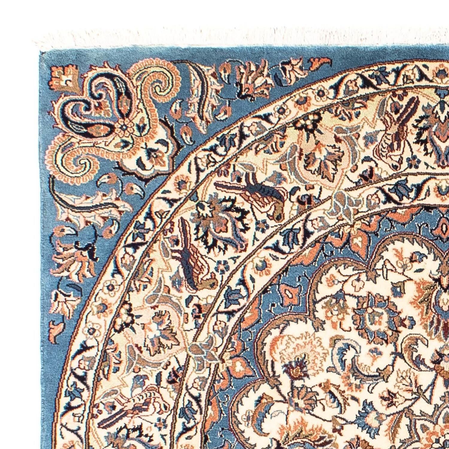 Tapis persan - Classique carré  - 153 x 148 cm - bleu foncé