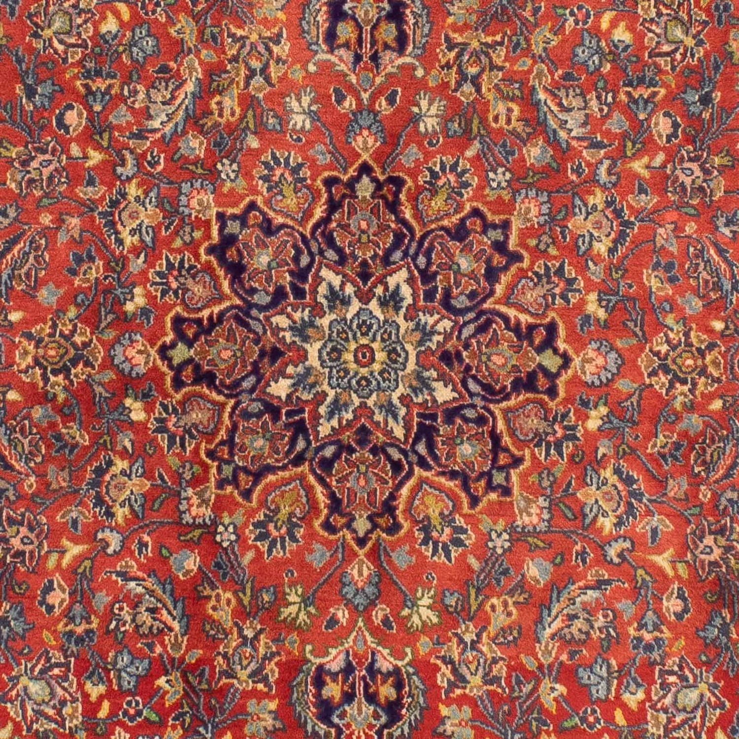 Tapis persan - Keshan - 222 x 140 cm - rouille