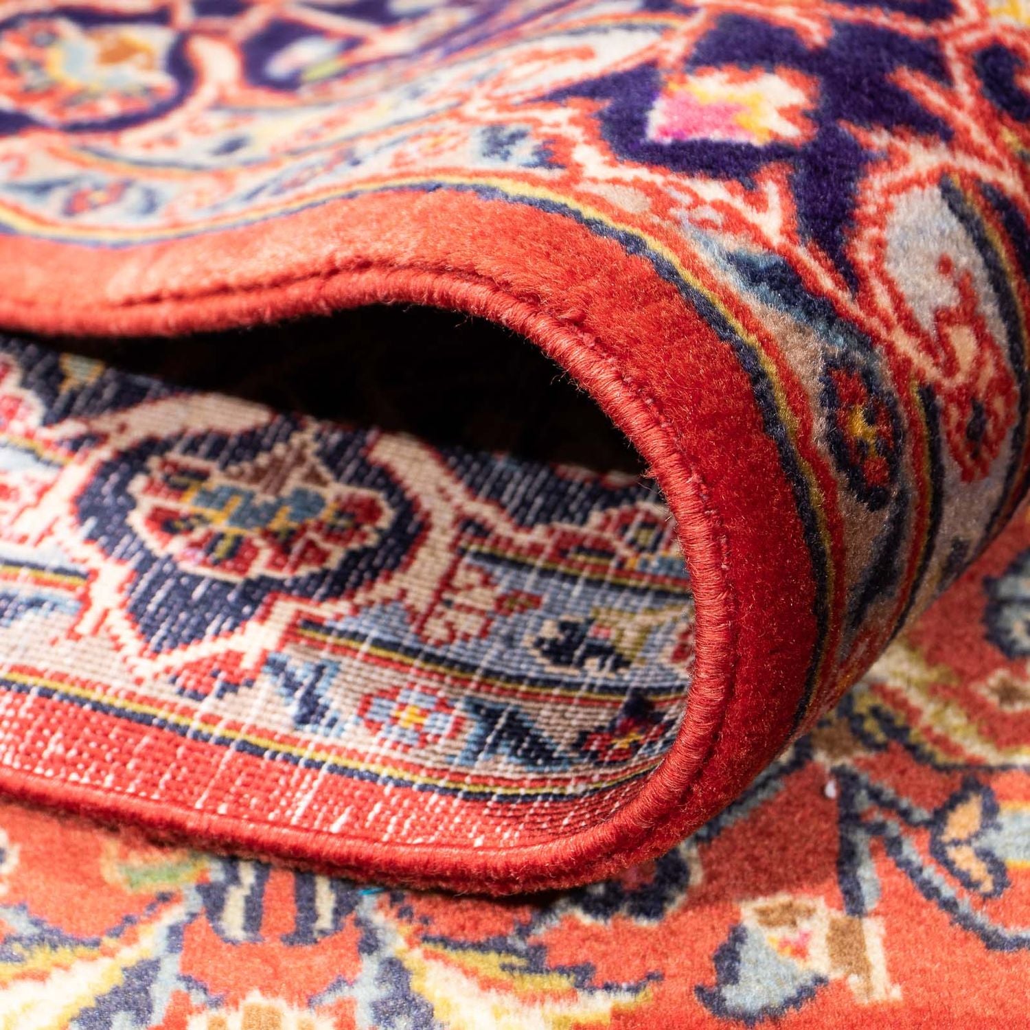 Tapis persan - Keshan - 222 x 140 cm - rouille