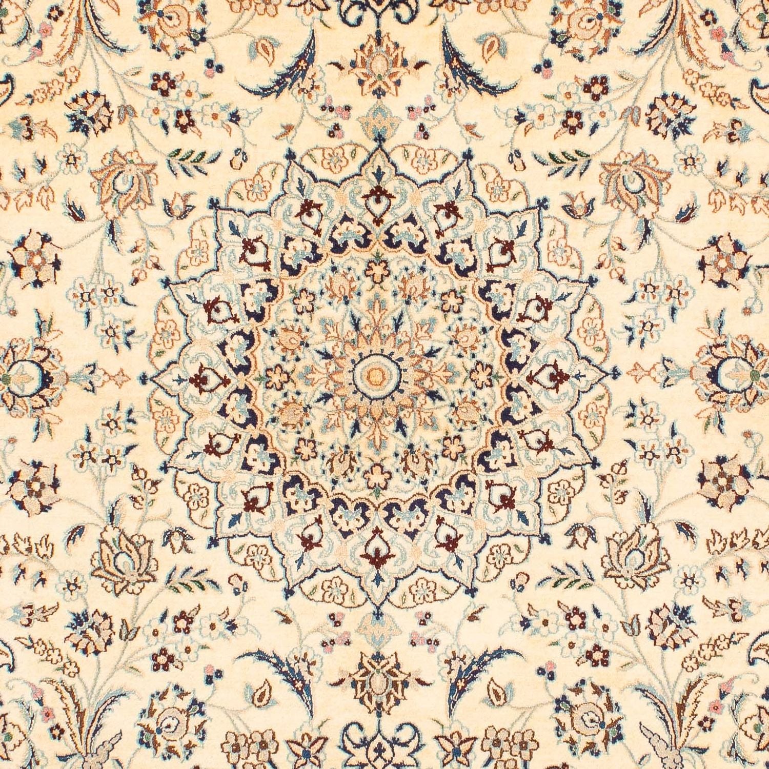Tapis persan - Nain - Royal - 248 x 165 cm - beige