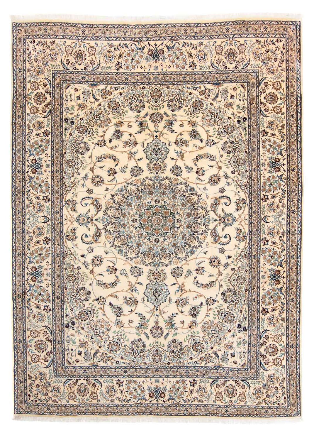 Tapis persan - Nain - Royal - 335 x 245 cm - beige