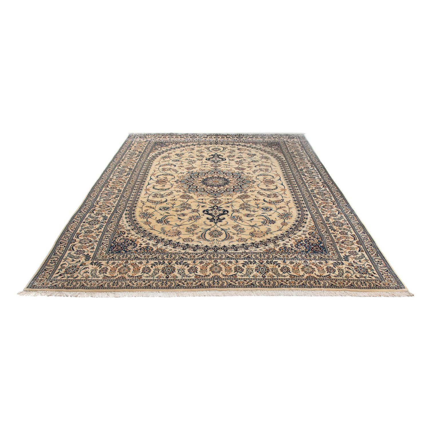 Tapis persan - Nain - Premium - 335 x 241 cm - beige