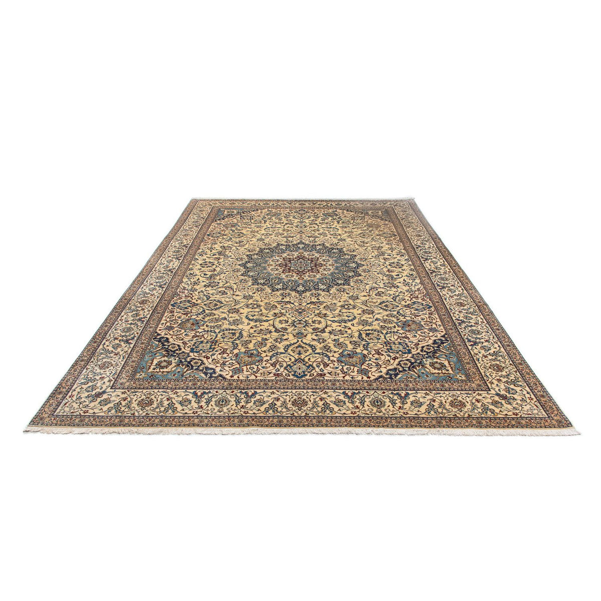 Tapis persan - Nain - 368 x 256 cm - beige