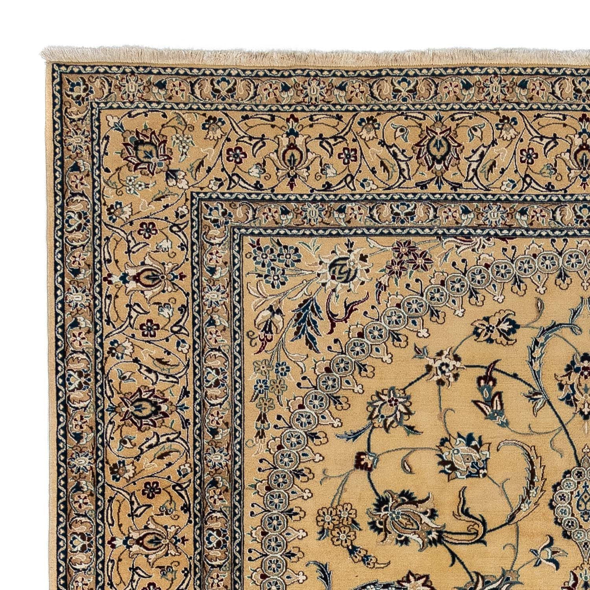 Tapis persan - Nain - 348 x 248 cm - beige