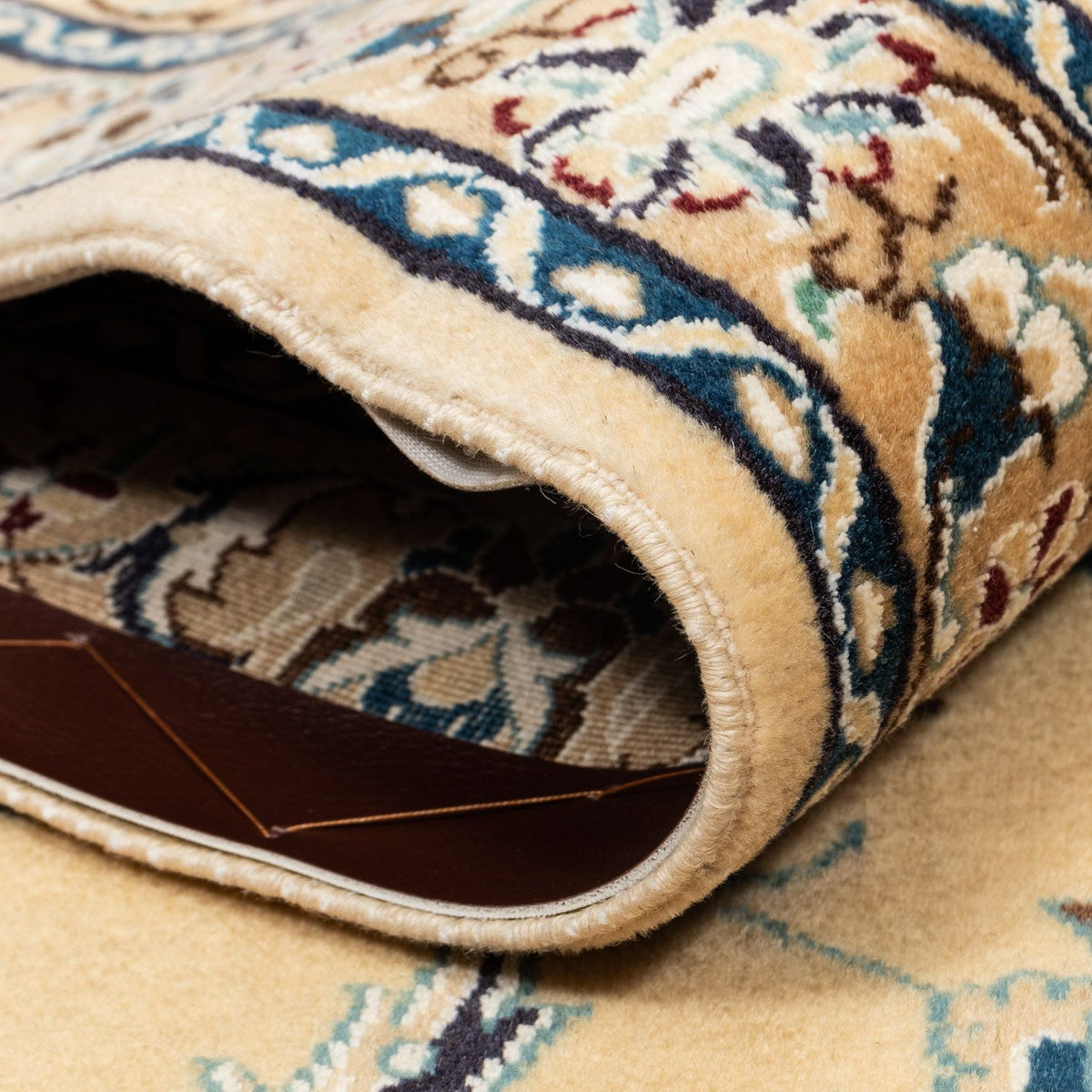 Tapis persan - Nain - 348 x 248 cm - beige