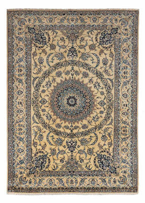 Tapis persan - Nain - 340 x 246 cm - beige