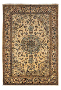 Tapis persan - Nain - 359 x 241 cm - beige