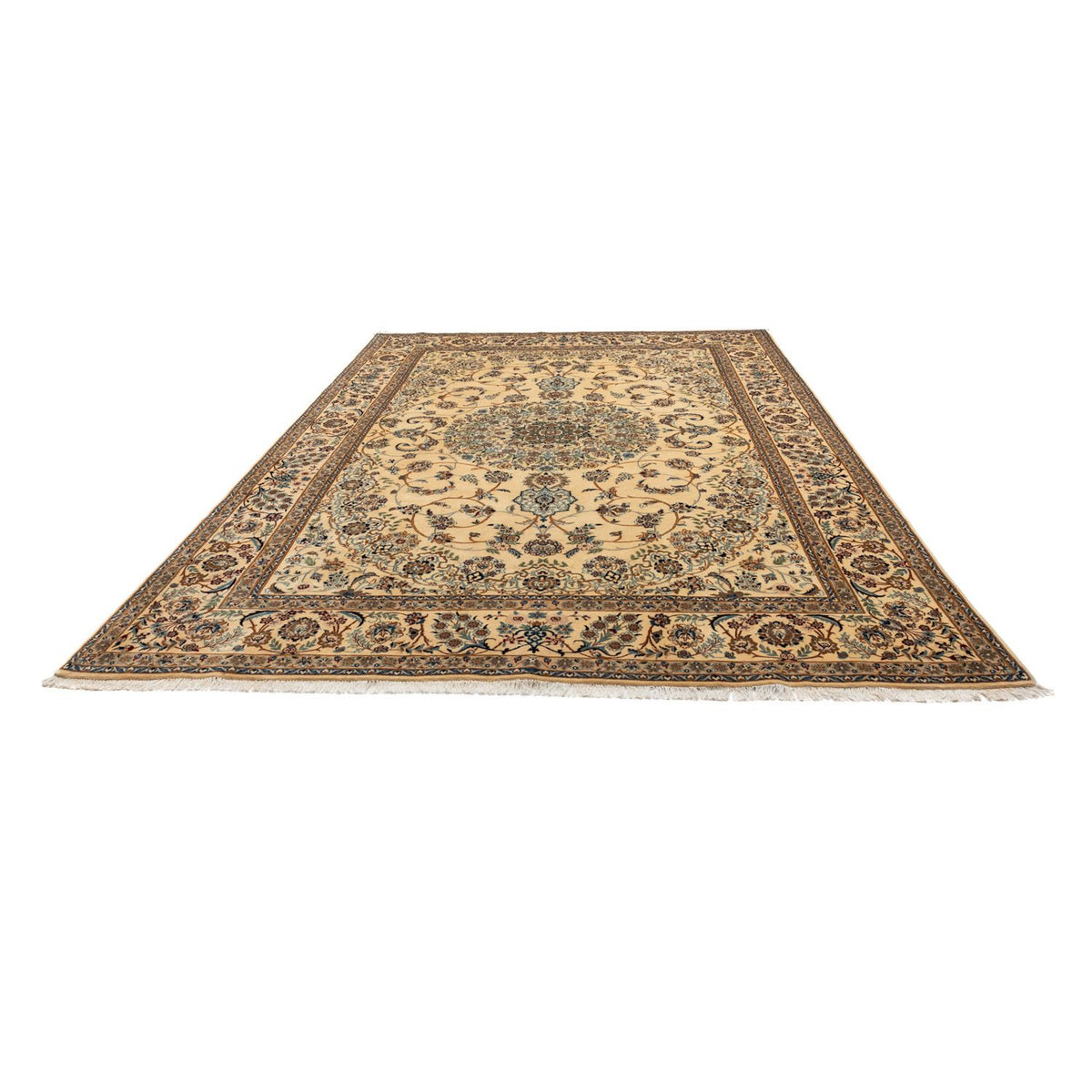 Tapis persan - Nain - 359 x 241 cm - beige