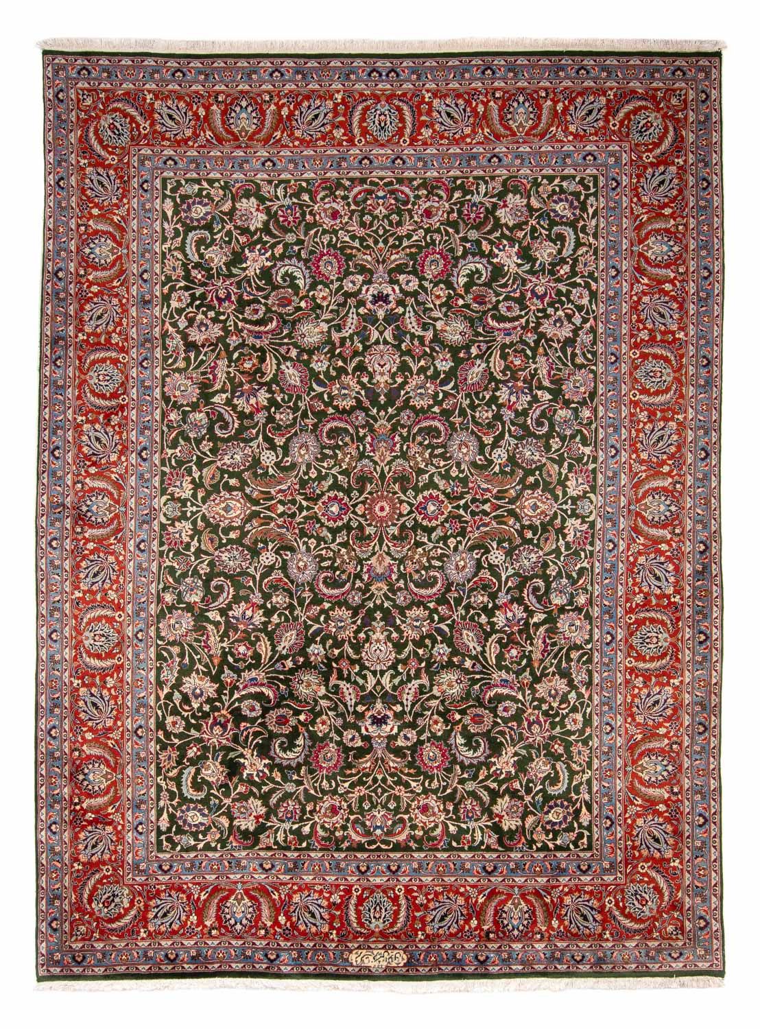 Tapis persan - Classique - 338 x 250 cm - vert foncé