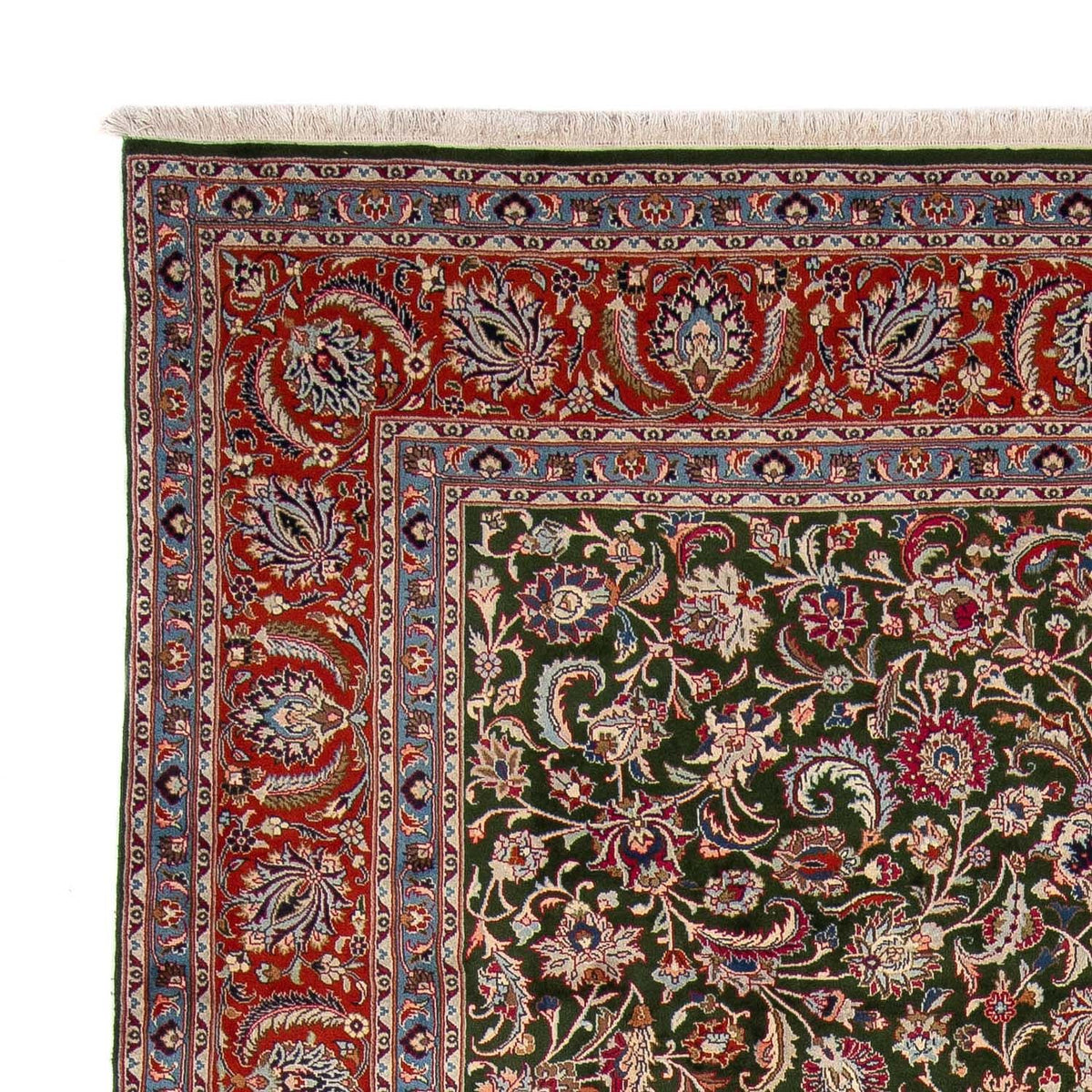 Tapis persan - Classique - 338 x 250 cm - vert foncé