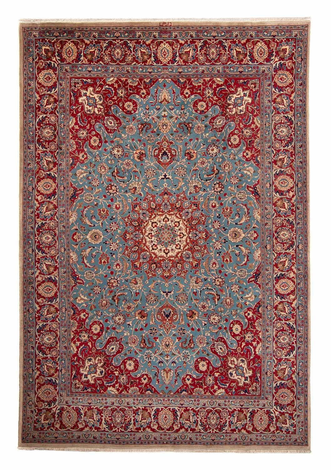 Tapis persan - Classique - 344 x 245 cm - turquoise