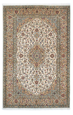 Tapis persan - Keshan - 216 x 142 cm - beige