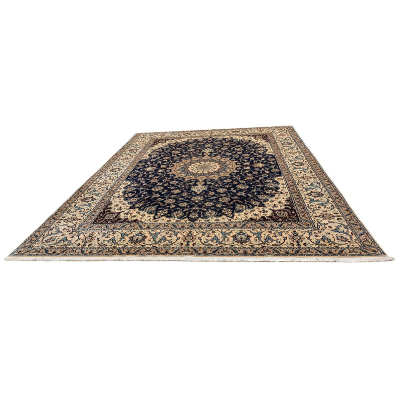Tapis persan - Nain - 350 x 258 cm - bleu foncé