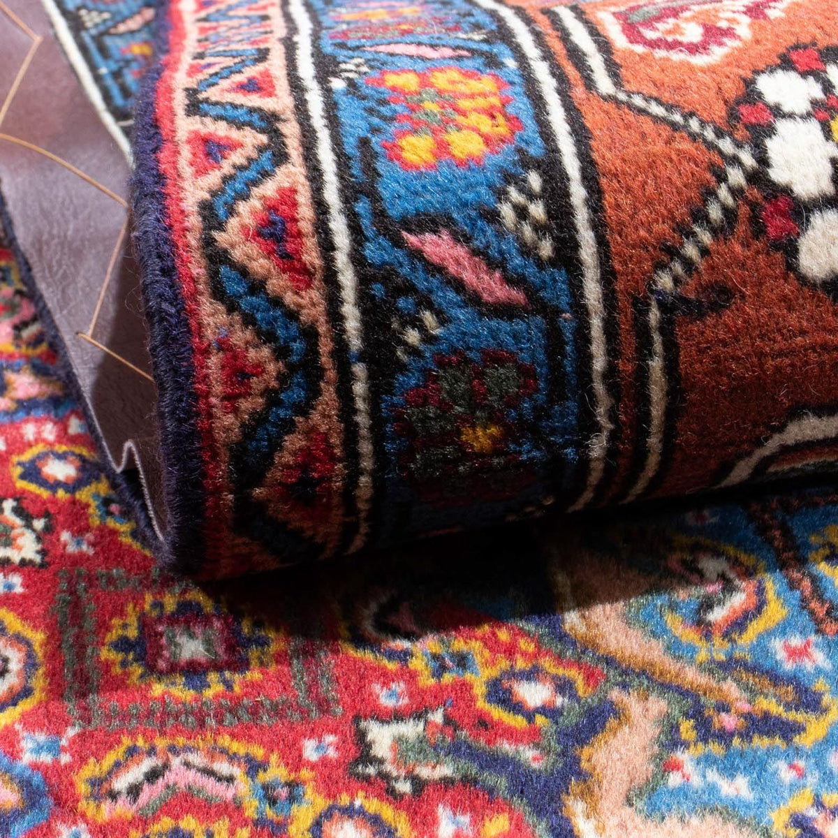 Tapis persan - Ghom - 295 x 208 cm - rouge